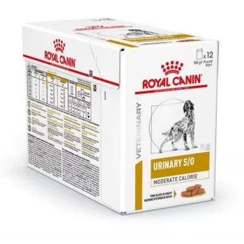 Mokra karma dla psa Royal Canin Urinary S/O Moderate Calorie saszetki 12 x 100 g, dorosłe, 80% wilgotności, 8% białka