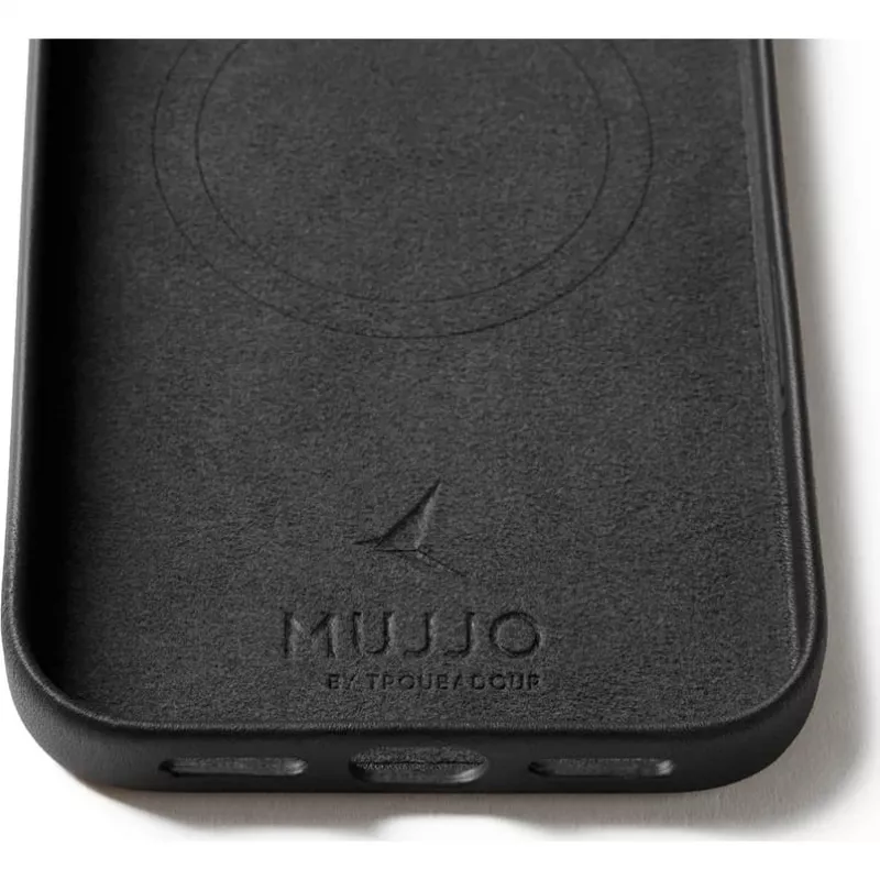 Mujjo Full Leather Case Etui na iPhone 17 Pro Max czarny