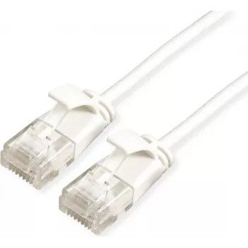ROLINE GREEN UTP DataCenter kabel krosowy Cat.6A (klasa EA), LSOH, cienki, Biały, 2 m (21.44.0982)