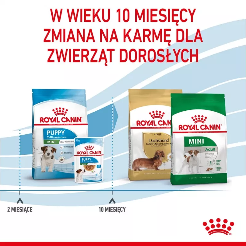 Sucha karma dla psa Royal Canin Mini Puppy 2 kg — rasy małe, kurczak, 31% białka