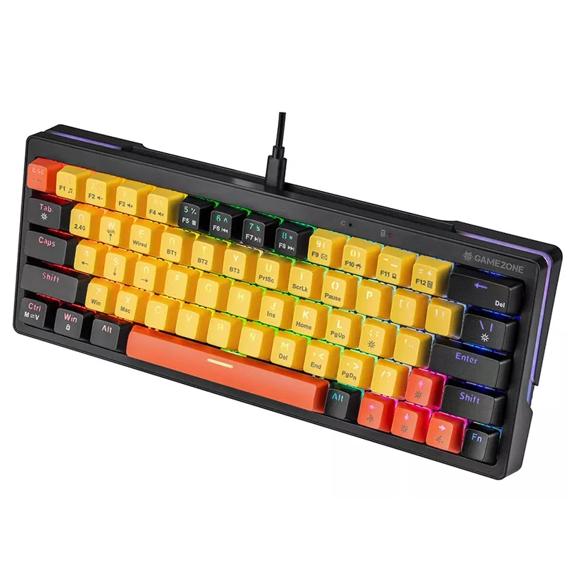 Klawiatura mechaniczna Tracer Gamezone EVO2 Hot Swap 63 (Żółty)
