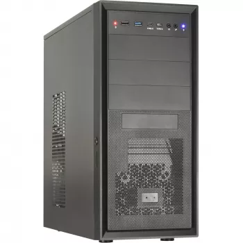 Obudowa komputerowa Inter-Tech ATX IT-8862 Plaid, kolor czarny