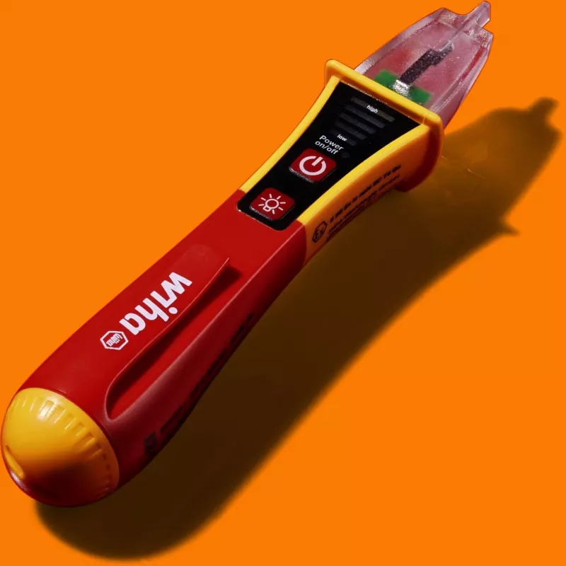 Bezdotykowy tester napięcia Wiha SB2551301 ze wskaźnikiem LED, detektor w stylu długopisu