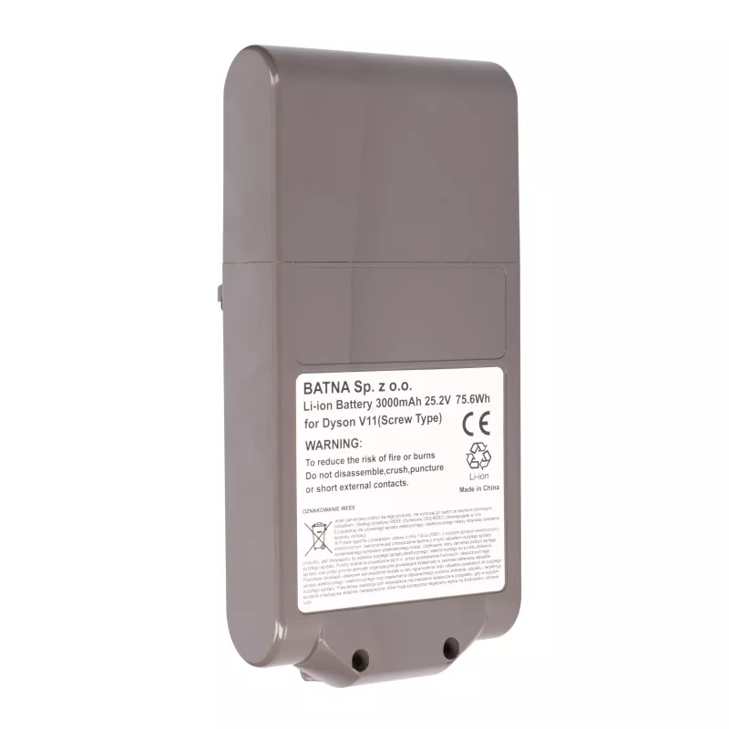 Bateria Dyson do odkurzacza V11 Śruba 25,2 V 3000 mAh