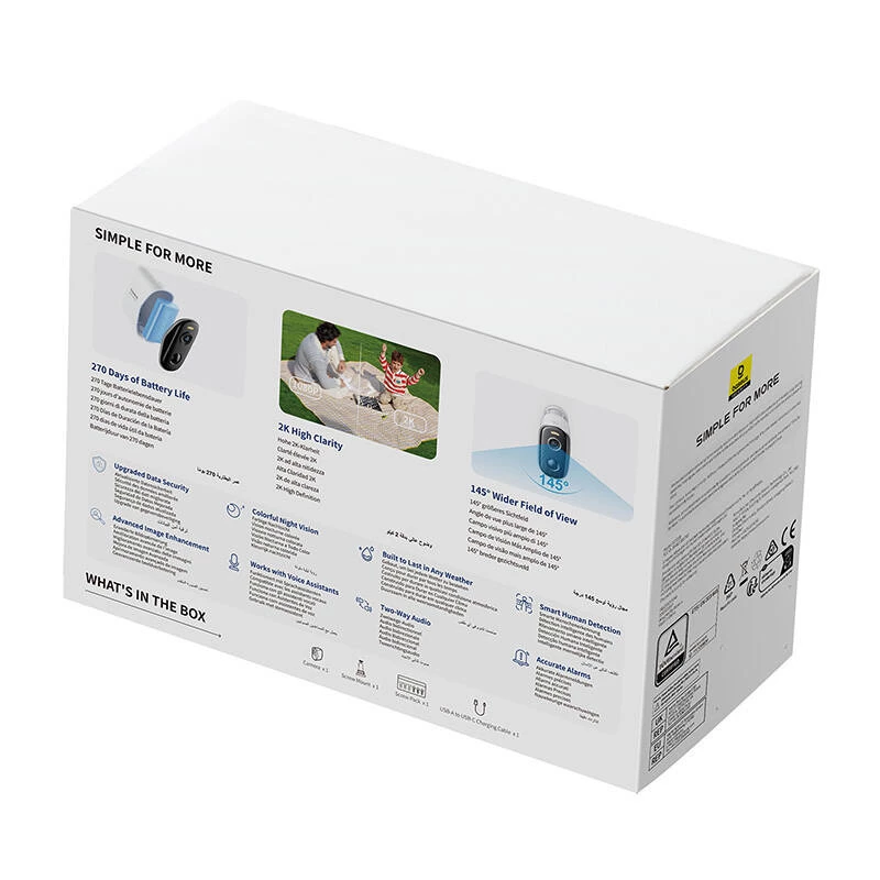 Kamera monitorująca Baseus N1 Plus Outdoor Camera Biała