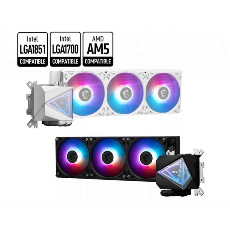 MSI MAG Coreliquid I360 biały Procesor Chłodzenie cieczą typu all-in-one 12 cm 1 szt.