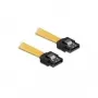 Kabel SATA DeLOCK 82464 0.1m żółty