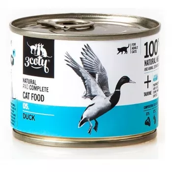 3Coty Duck mokra karma dla dorosłych kotów, 180 g