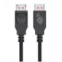 Kabel DisplayPort 2m czarny M/M v 2.1