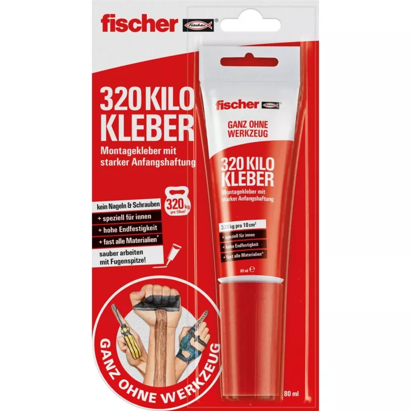 GOW 320 Kilo Adhesive, Tubka 80ml (Biały)