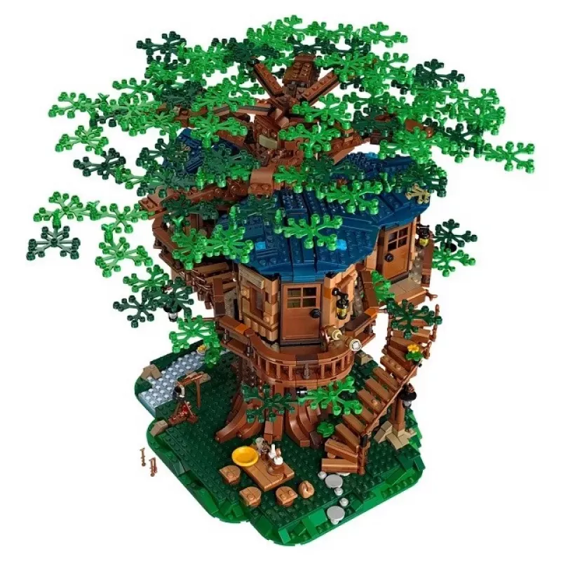 Zestaw LEGO LEGO IDEAS 21318 Domek na drzewie 3-w-1 — modułowy model domku na drzewie, zestaw do wielu konstrukcji
