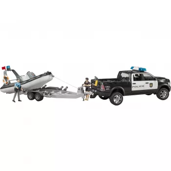 Dodge RAM 2500 Pickup policyjny z łodzią