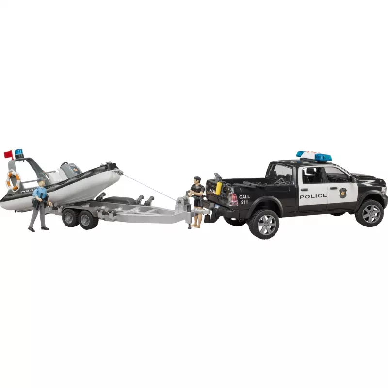 Dodge RAM 2500 Pickup policyjny z łodzią