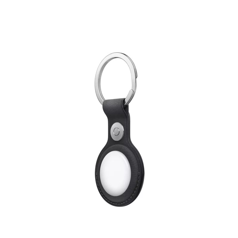AirTag FineWoven Key Ring - Czarny