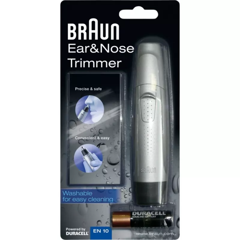 Braun Exact Series EN 10 trymer precyzyjny, czarny, srebrny