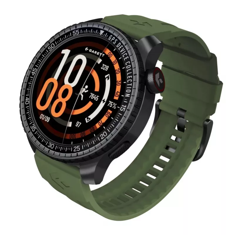 Smartwatch Garett Compass GPS czarny — smartwatch Garett Compass GPS, czarny