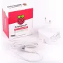 Oryginalny biały zasilacz Raspberry Pi 5.1A/3A PSU, biały, bulk