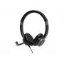 PORT CONNECT | Słuchawki USB Stereo PRO ON'R 300 | Przewodowe | Nauszne | Redukcja szumów | Czarny