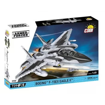 Klocki konstrukcyjne Cobi Boeing F-15EX Eagle II zestaw modelarski COIB-5900, kolekcjonerski model do sklejania