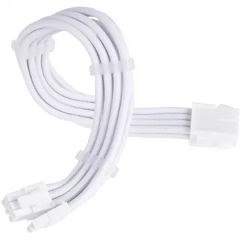 Przedłużacz zasilania SILVERSTONE PCIe 8-pin SST-PP07E-PCI8W-V2 30 cm biały