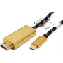 ROLINE 11.04.5847 Adapter graficzny USB 3840 x 2160 pikseli Czarny - Złoty (11.04.5847)