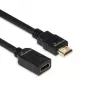 Przedłużacz HDMI MediaRange MRCS256, HDMI 2.0, 18 Gbit/s, ARC, HDMI Typ A męski na żeński, 2 m, czarny