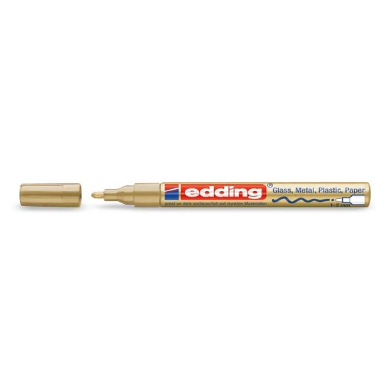 Edding 751 Marker złoty złoto-biały 1 mm