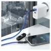 Kabel USB RealPower MagneticCharge3 1m USB A Czarny Niebieski Czerwony