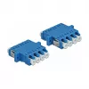 Adapter światłowodowy DELOCK LC żeński na LC żeński duplex, niebieski, opakowanie 2 szt.