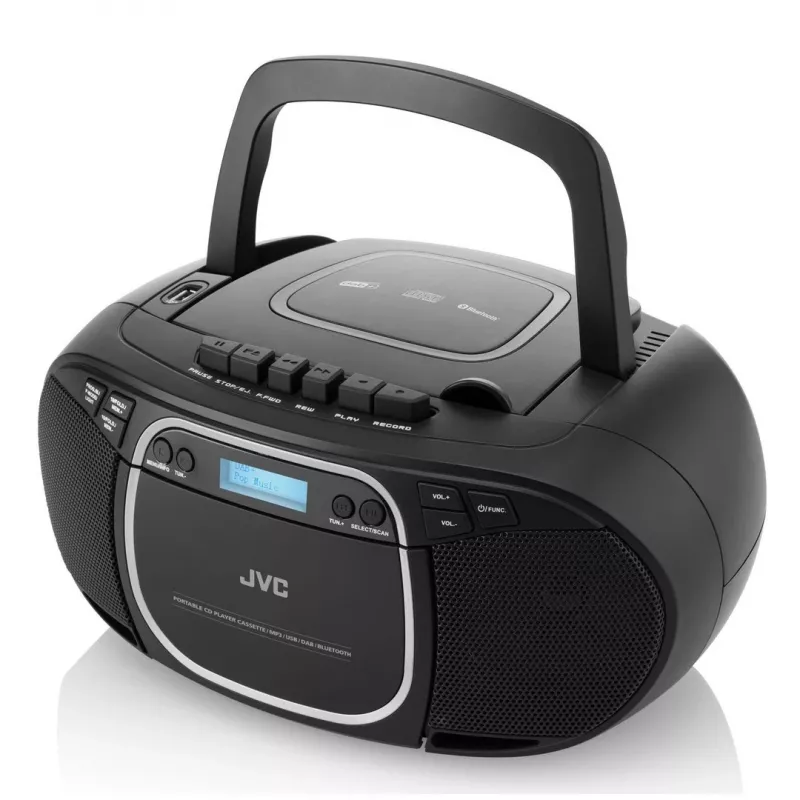 JVC RC-E561B-DAB Odtwarzacz CD Czarny Przenośny odtwarzacz CD