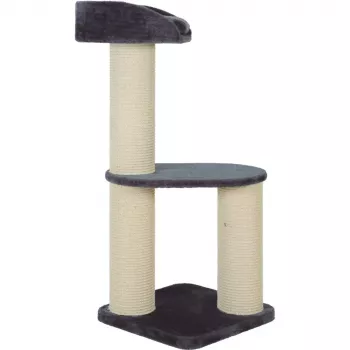 Drapak dla kota ZOLUX Big Cat 2 — sizal, 505×505×1120 mm, czarny, 15,3 kg