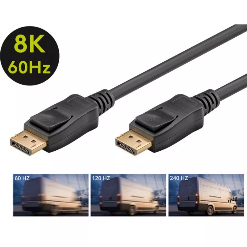 Kabel DisplayPort Goobay 74748 2 m Czarny