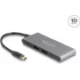 DeLOCK 4 Port USB Type-C Hub 2 x USB Type-A 2 x USB Type-C 10 Gbps