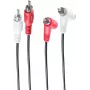 Kabel audio ShiverPeaks BS40121 0,5 m 2 x RCA czarny