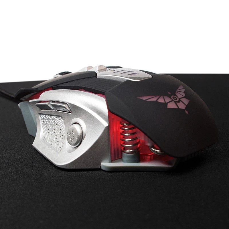 USB gaming mysz with additional weights