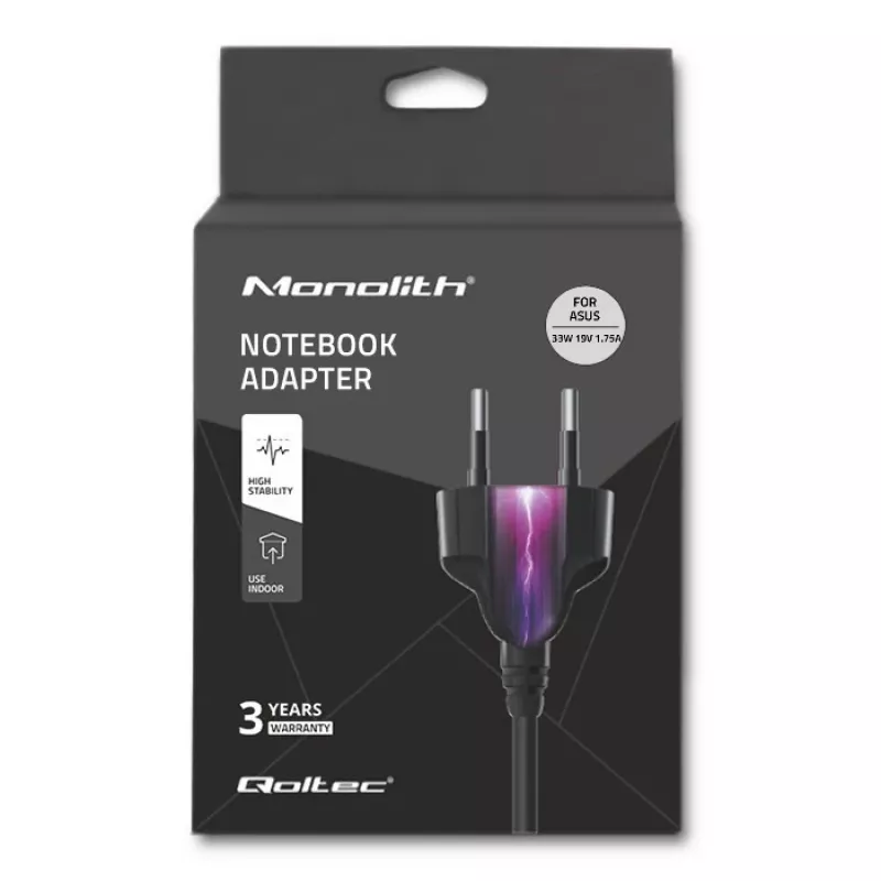 Zasilacz do ASUS 33W | 19V | 1,75A | 4,0 * 1,35 | + kabel zasilający