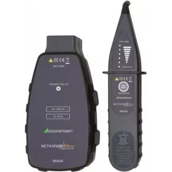 Gossen Metrawatt Detektor bezpieczników i miniaturowych wyłączników nadprądowych, CAT III 250 V (M660C)