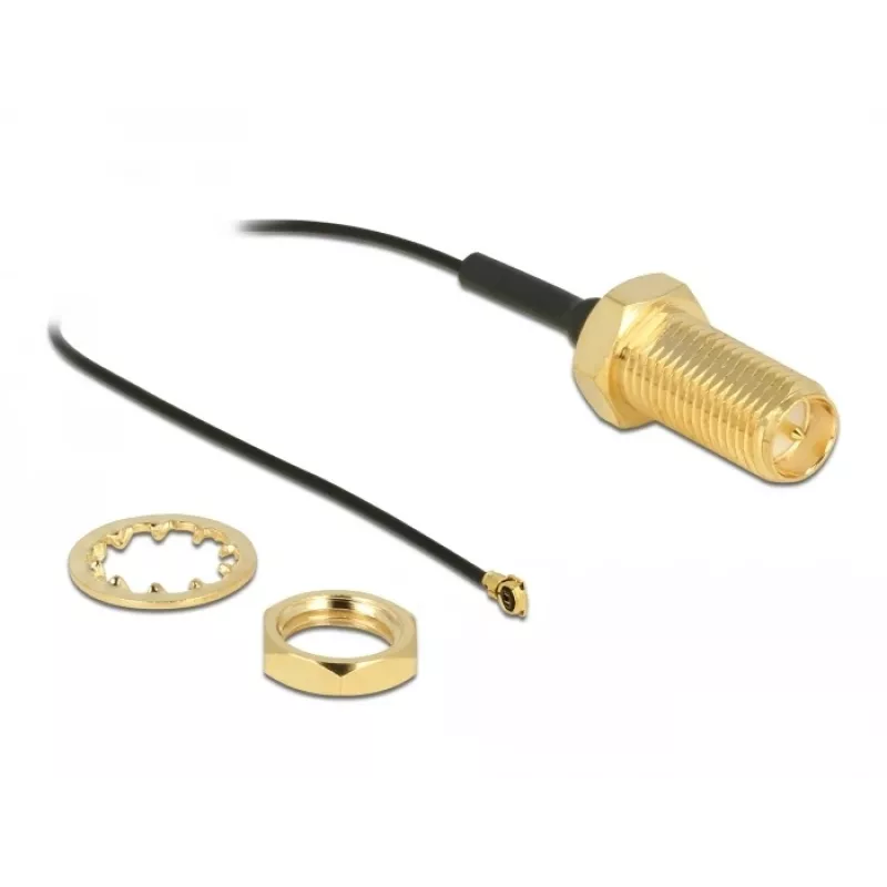 Kabel antenowy DeLOCK RP-SMA jack bulkhead na wtyk I-PEX MHF 4 0,81 35 cm