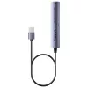Koncentrator USB Unitek H1208CGY01 — 4-portowy USB 3.0 (5 Gb/s), wstecznie kompatybilny z USB 2.0, aluminium