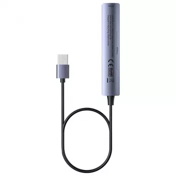 Koncentrator USB Unitek H1208CGY01 — 4-portowy USB 3.0 (5 Gb/s), wstecznie kompatybilny z USB 2.0, aluminium