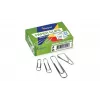 Clips Forpus, biały metal, 50 mm, okrągły, falisty (100) 1104-106