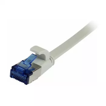Synergy 21 Patch kabel RJ45, CAT6A 500Mhz, 0,15m, Szary, U/FTP, Płaski, TPE(Superflex), AWG32, Synergy 21 - Typ kabla U/FTP - Pary przewodów ekranowane folią