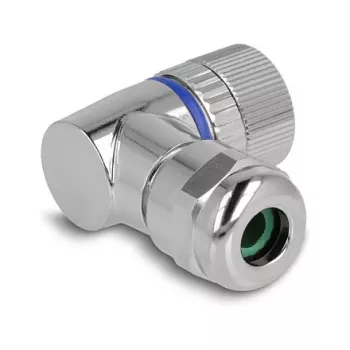 DeLOCK M12 Connector A-coded 4 pin female 90° kątowy metal