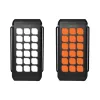 Logilink - Powerbank solarny - latarka - Li-Pol - 10000 mAh - 18 W - 3 A - PD 2.0, QC 3.0, Ultra Fast Charge - 2 porty wyjściowe (USB Type A, 24-pin USB-C) - kabel USB (PA027