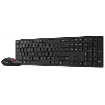 Bezprzewodowy zestaw klawiatura i mysz Lenovo 6000 — łączność wielotrybowa, układ nordycki