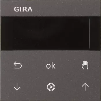GIRA 536628 S3000 przełącznik roletowy + zegarowy Wyświetlacz (536628)