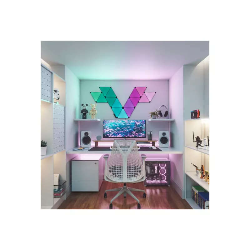 Inteligentny panel Nanoleaf NL47-0101TW-3PK Wi-Fi Czarny 3 szt.
