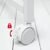 Mobilne biurko Maclean białe MC-126W 50kg