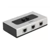 Hub DeLOCK 87673 1000 Mbit/s Czarny Szary