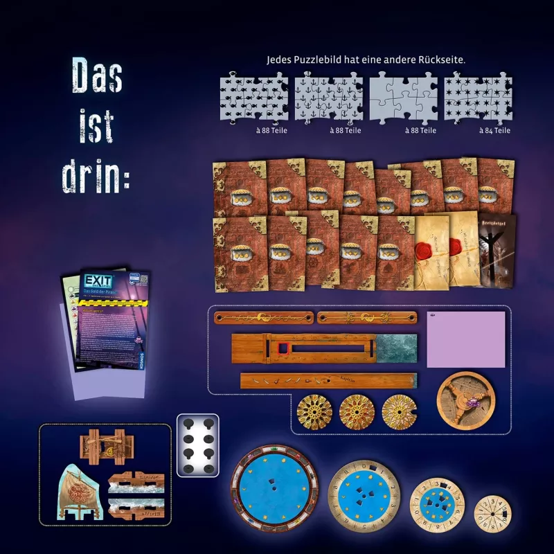 Puzzle Kosmos EXIT-Das Spiel 14 szt.